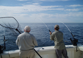 Fishing on Charter Fishing Boat